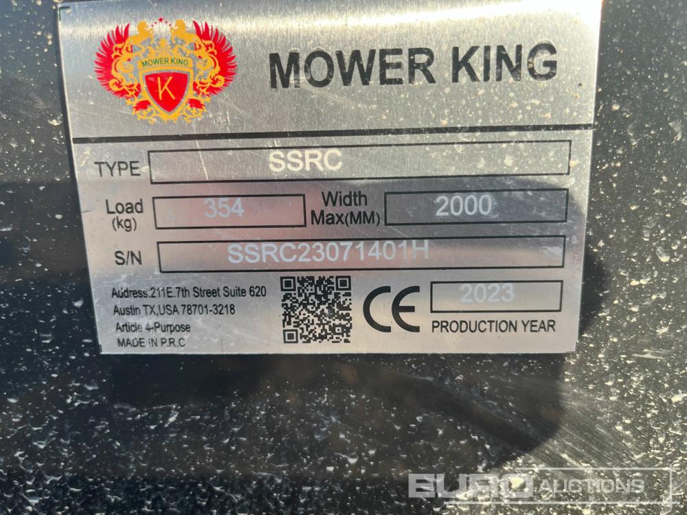 Unused Mower King SSRC | Findlay | Euro Auctions