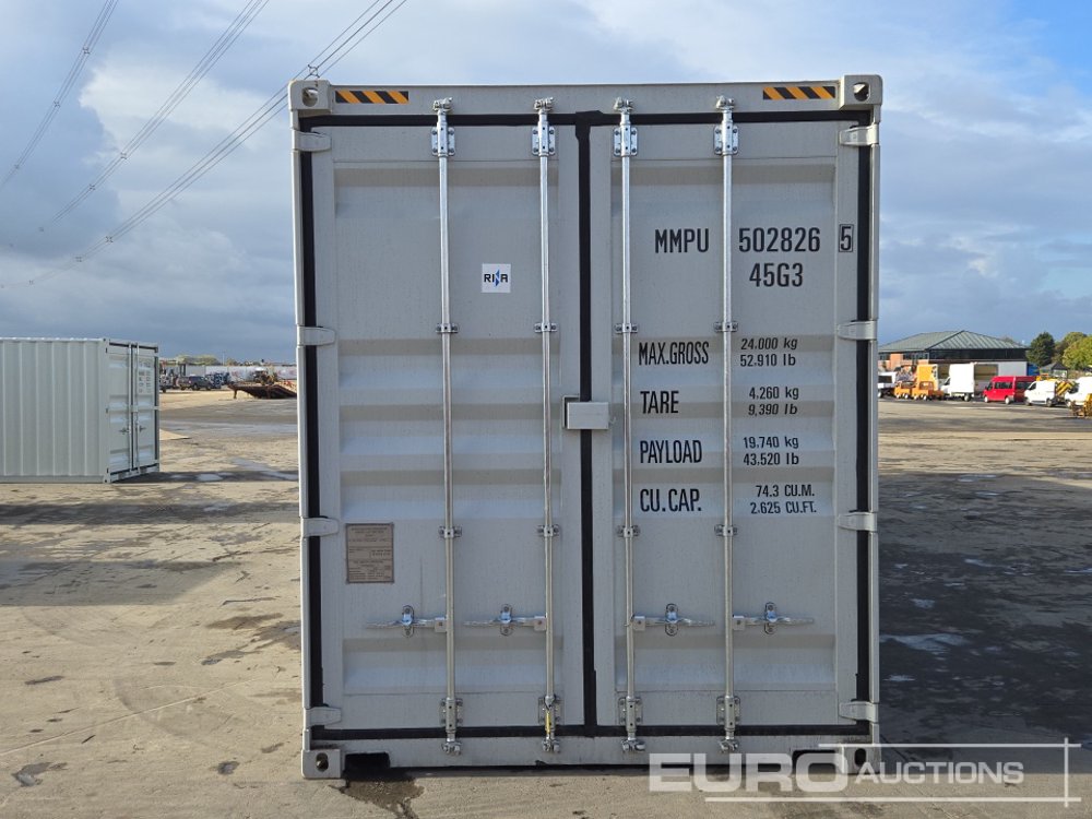 Container Lifts 2026 40' x 8' Container, 4 Side Doors, End Door (Cannot Be Reconsigned ...