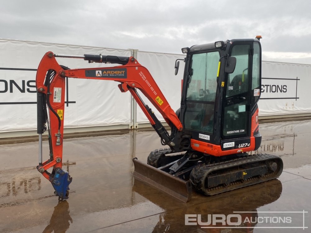 Image for MINI EXCAVATORS 2021 KUBOTA U27-4