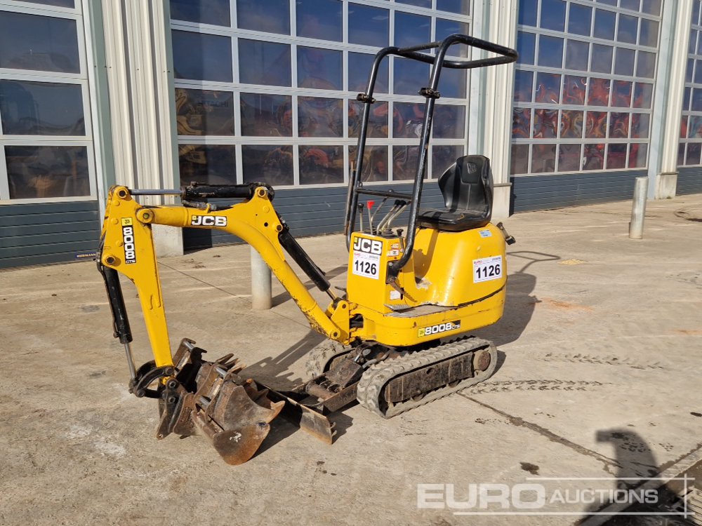 Image for MINI EXCAVATORS 2016 JCB 8008