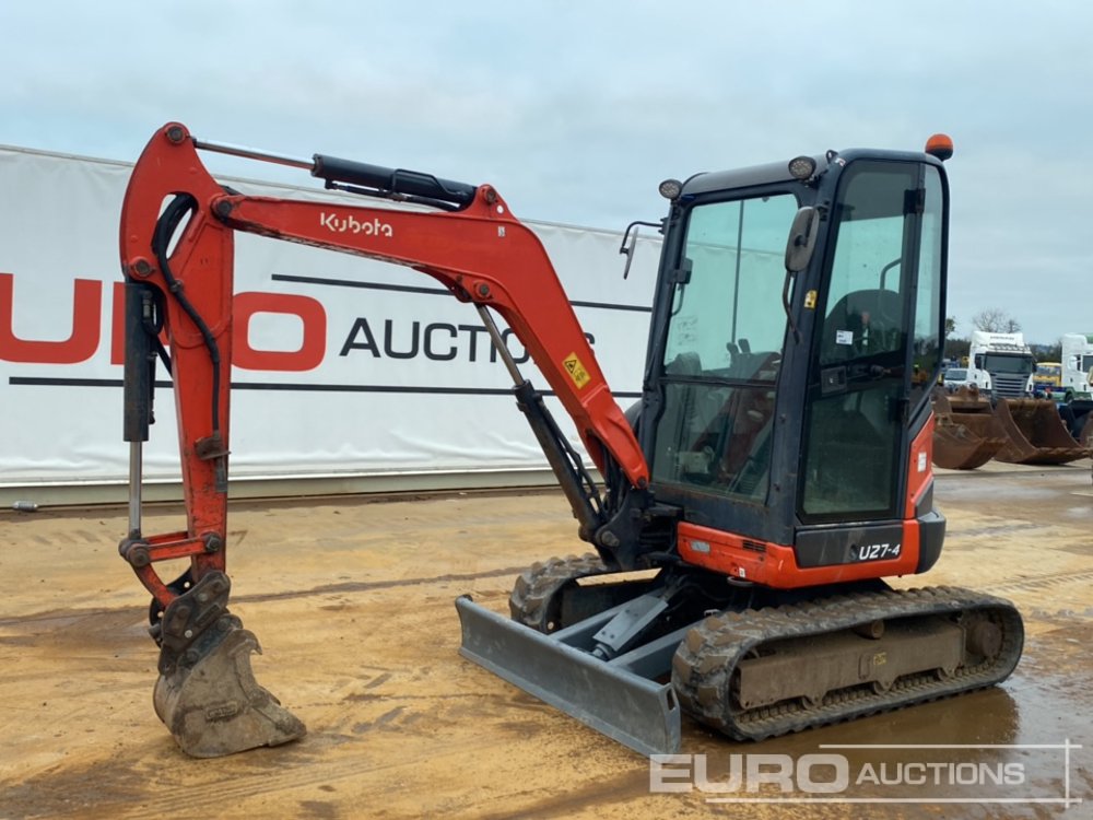 Image for MINI EXCAVATORS 2014 KUBOTA U27-4