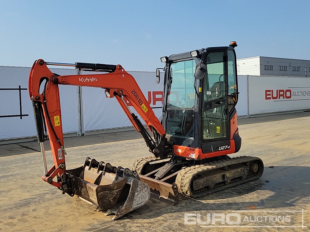 Image for MINI EXCAVATORS 2020 KUBOTA U27-4