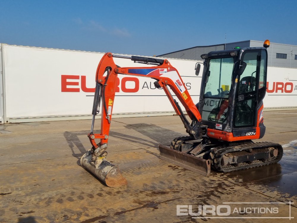 Image for MINI EXCAVATORS 2019 KUBOTA U27-4