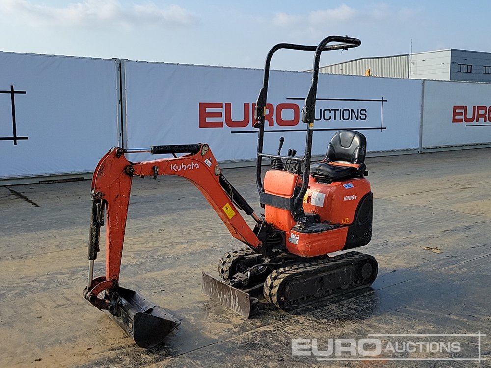 Image for MINI EXCAVATORS 2015 KUBOTA K008-3