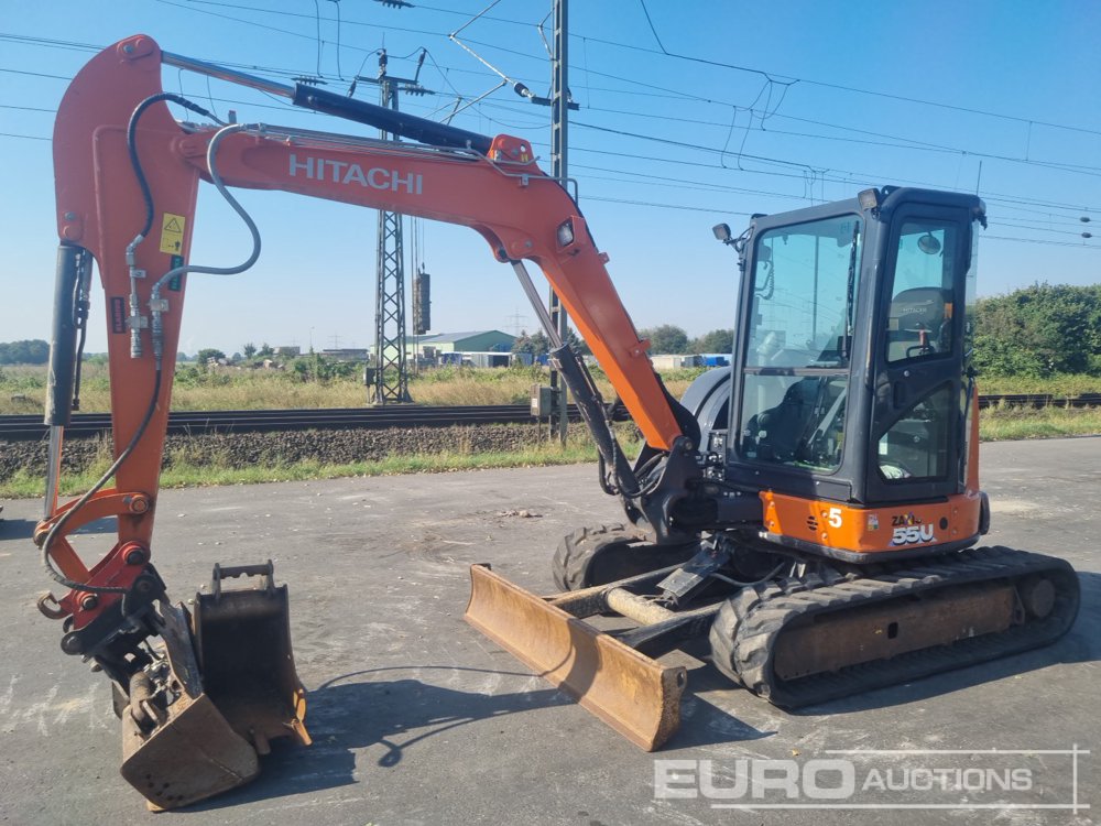 Image for MINI EXCAVATORS 2020 Hitachi ZX55U-6