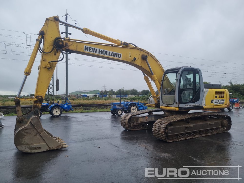 Image for TRACKED EXCAVATORS New Holland E215