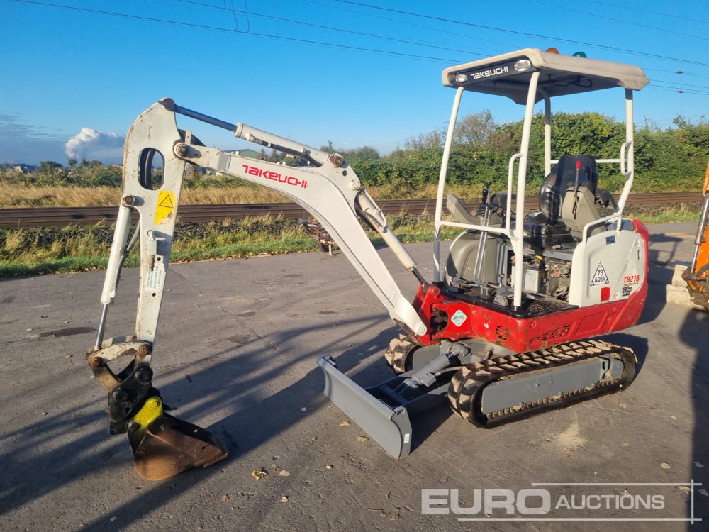 Image for MINI EXCAVATORS 2017 TAKEUCHI TB216