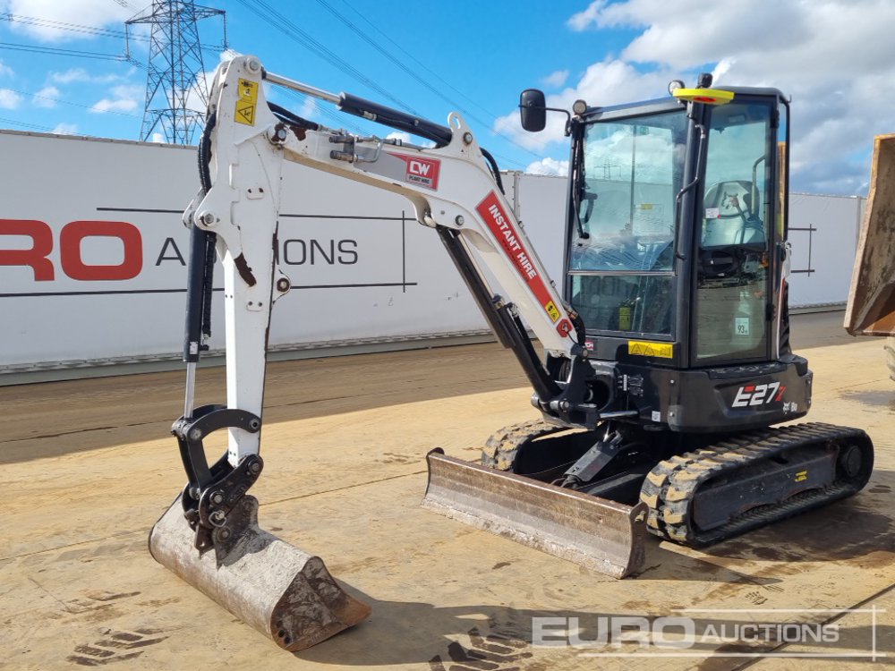 Image for MINI EXCAVATORS 2020 BOBCAT E27Z