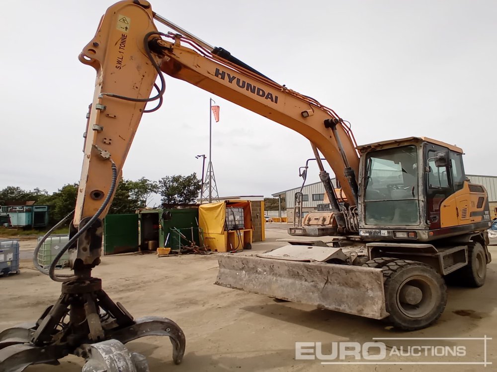 Image for WHEELED EXCAVATORS 2017 Hyundai HW140