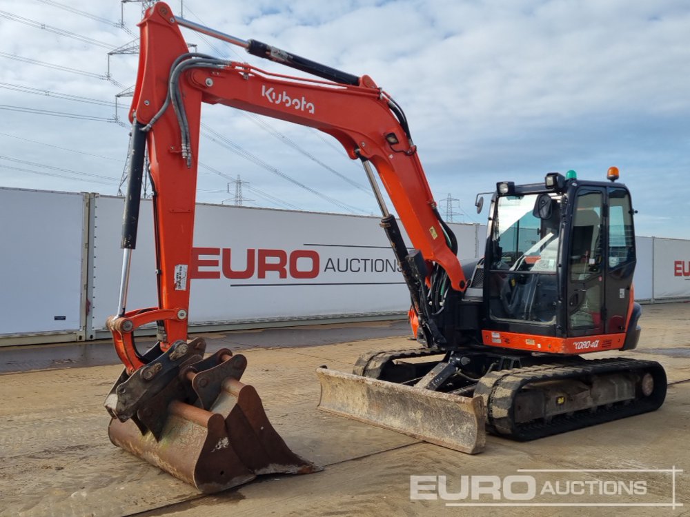 صورة ل 6 Ton+ Excavators 2018 كوبوتا KX080-4A