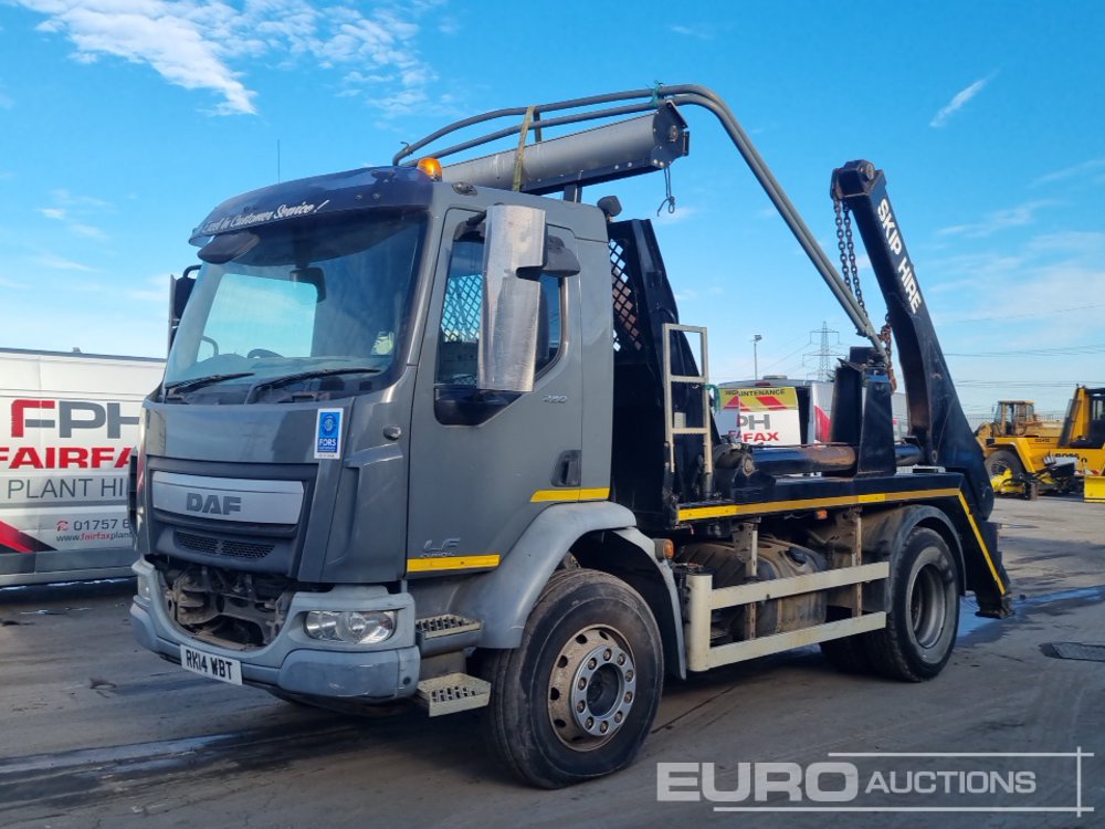 Image for Skip Loader Trucks 2014 DAF LF220