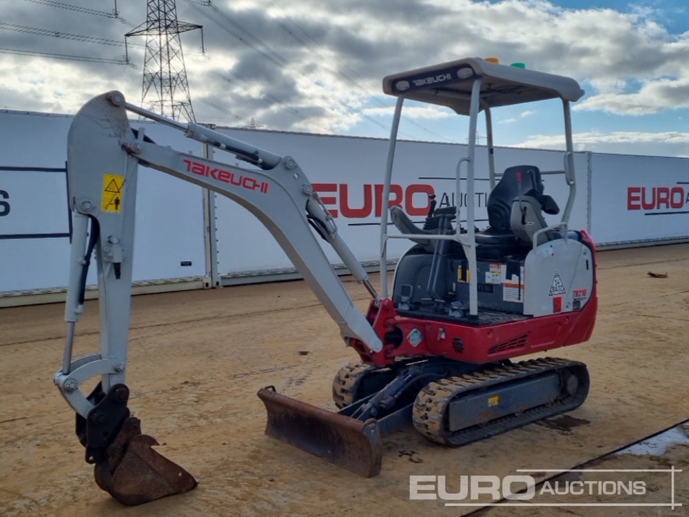 Image for CONSTRUCTION EQUIPMENT 2021 TAKEUCHI TB216 for Sale in United Kingdom