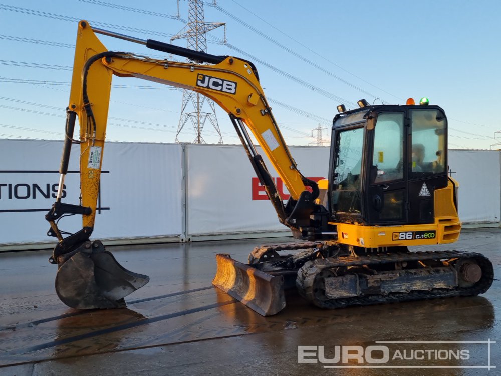 Image for MINI EXCAVATORS 2019 JCB 86C-1