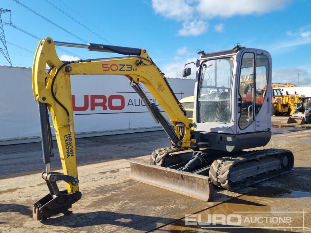 Image for MINI EXCAVATORS 2011 WACKER NEUSON 50Z3 RD