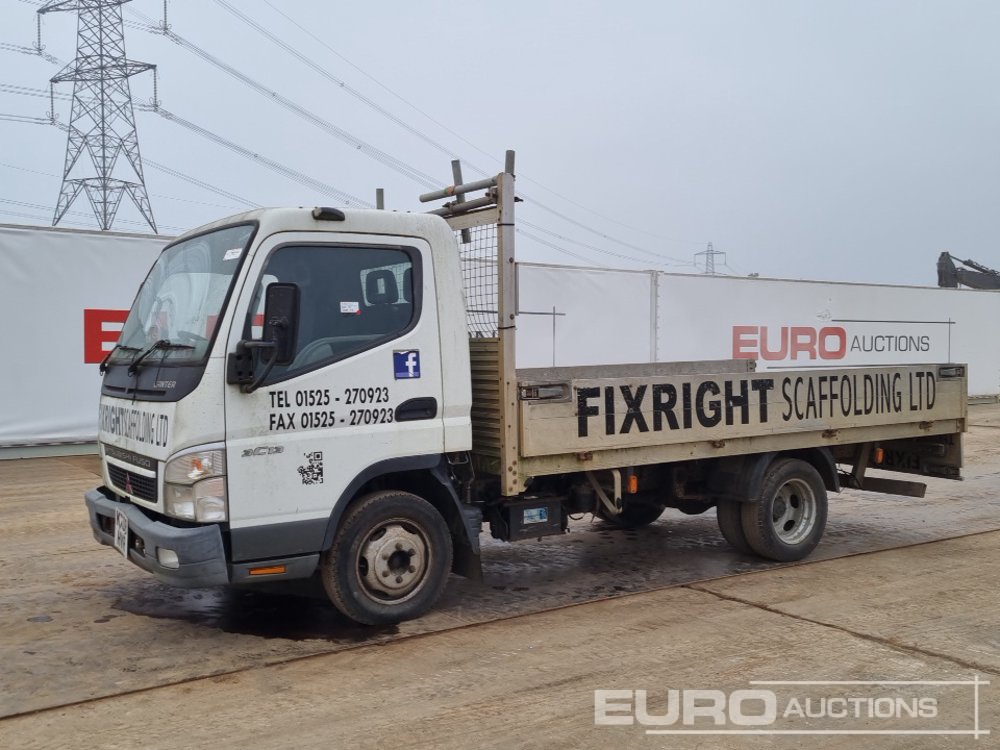 Image for Flatbed Trucks 2008 MITSUBISHI Canter 3C13