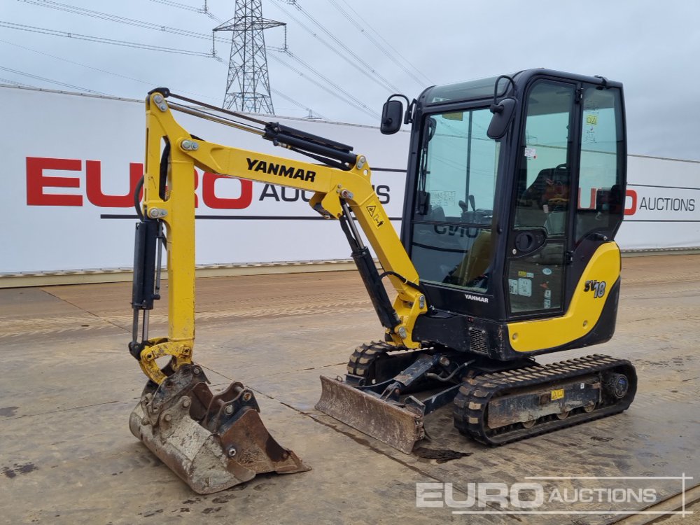 Image for MINI EXCAVATORS 2020 YANMAR SV18