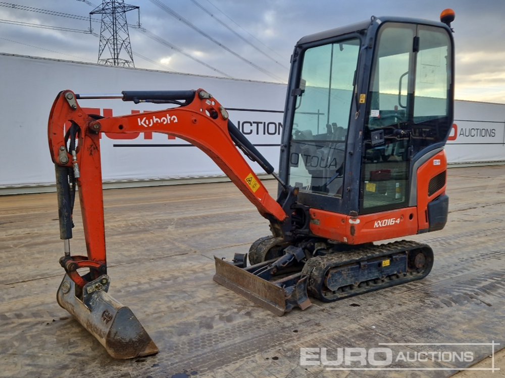 Image for MINI EXCAVATORS 2016 KUBOTA KX016-4