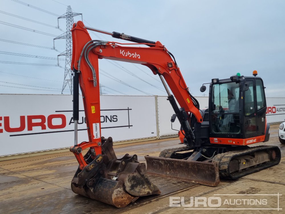 صورة ل 6 Ton+ Excavators 2019 كوبوتا KX080-4A