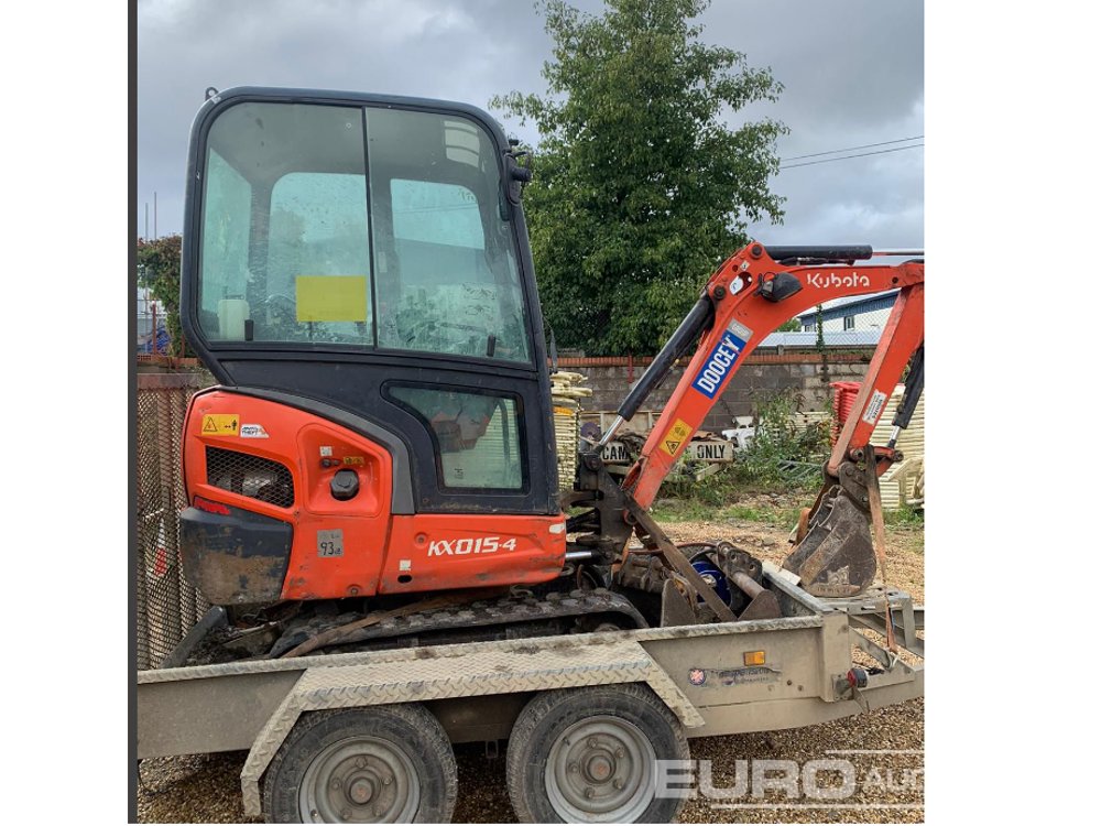 Image for MINI EXCAVATORS 2018 KUBOTA KX015-4