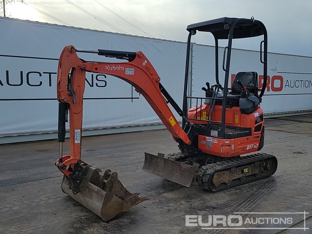 Image for EXCAVATORS 2017 KUBOTA U17-3A