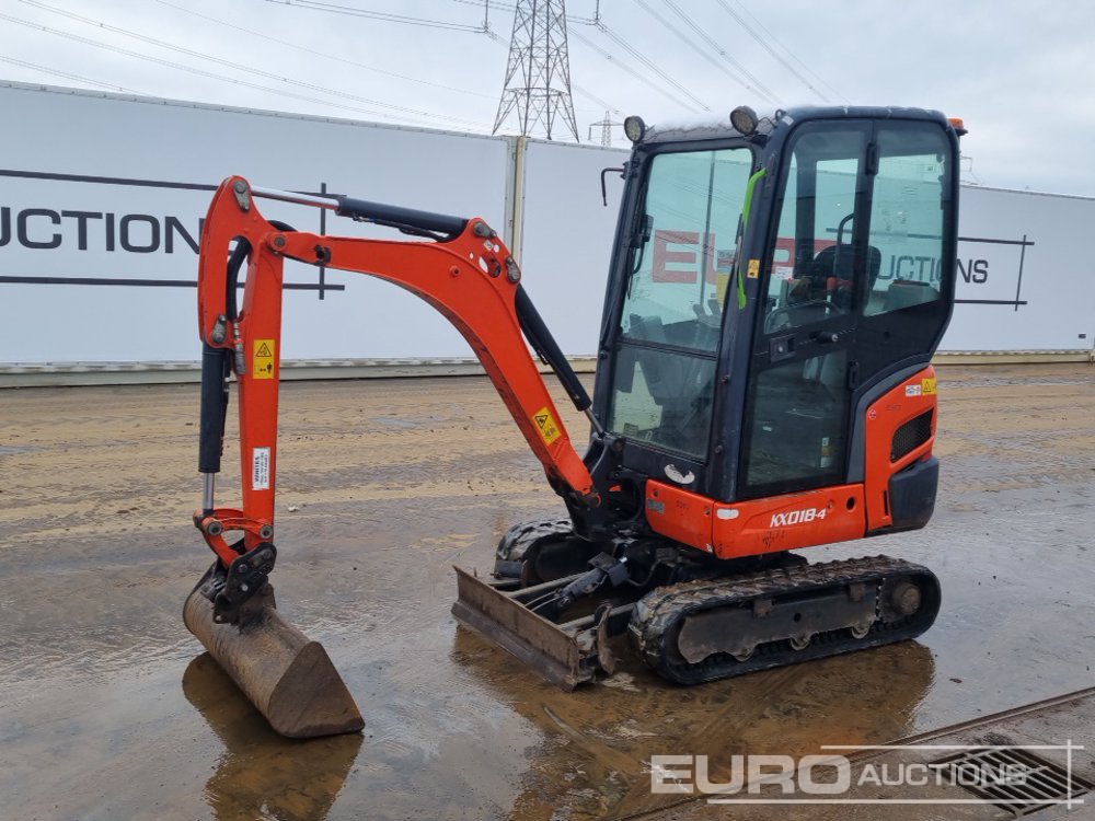 Image for MINI EXCAVATORS 2018 KUBOTA KX018-4