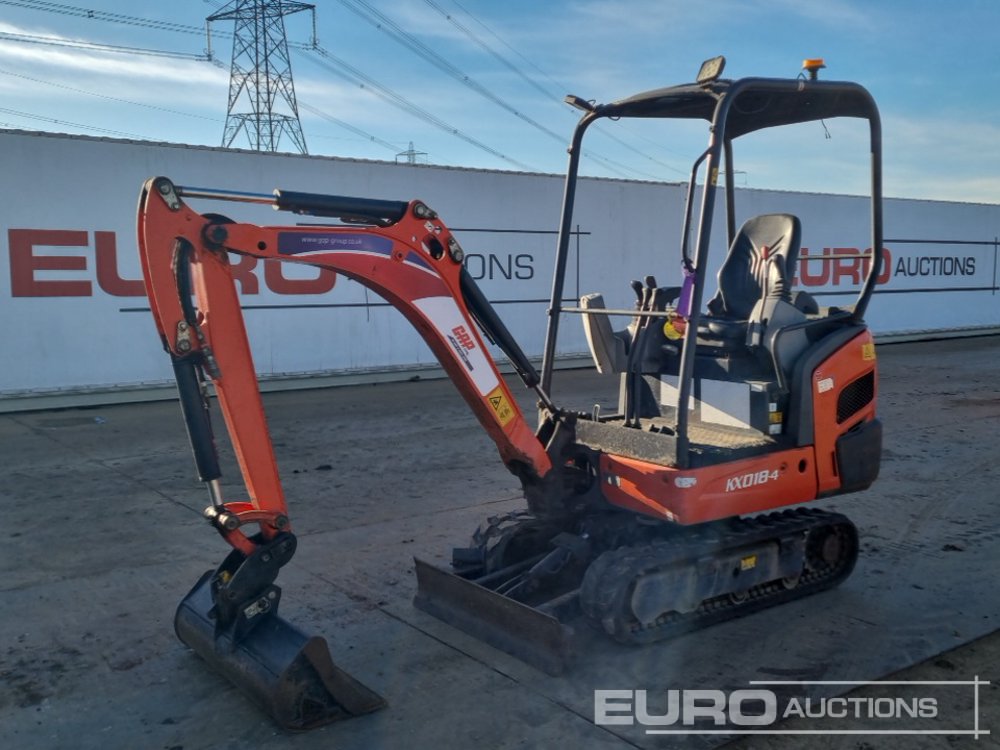 Image de MINI PELLES 2018 KUBOTA KX018-4