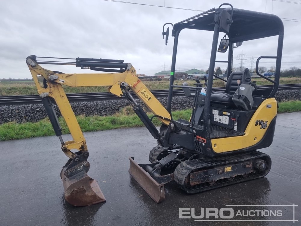 Image for MINI EXCAVATORS 2017 YANMAR SV16